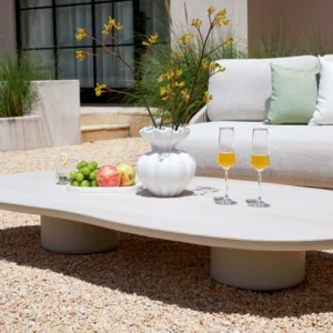 Salotto da Giardino di Lusso in Alluminio e Corda AURA BEIGE | Set Lounge Premium 5 Posti