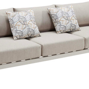 Salotto da Giardino OLBY 5 Posti in Alluminio e Corda | Design Italiano