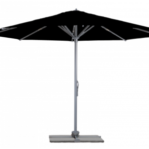 PARASOL RIO + HOUSSE + PIED EN CROIX L’ombrellone professionale RIO, perfetto per i grandi spazi